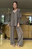 Laundry B Monaco Co ord Set Black /15 =